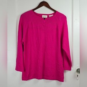 NWT EP Pro Bright Pink Knit Top Large